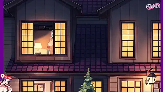 I look at my teacher next door. She masturbates solar but catches me and takes me to her dungeon