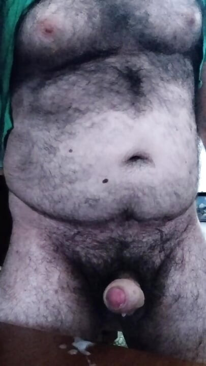 cumshot on the table