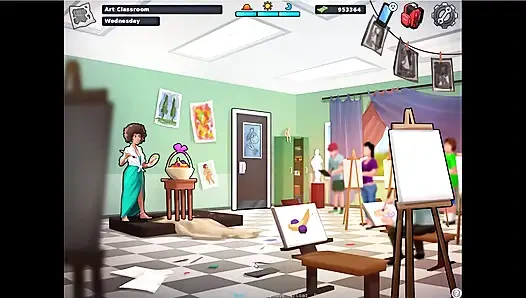 Летняя сага - Johannes трахнул Aqua в воде... Johannes снова играла вращение боттеля с дамами