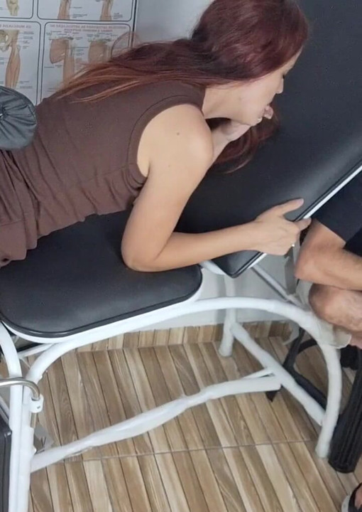 Cuckold Takes Wife to Exam and Ends up Reading a Book!