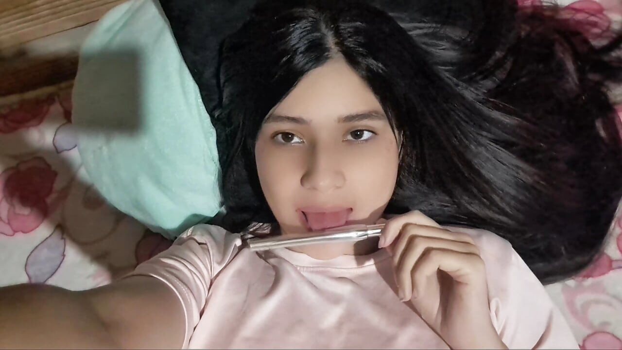 My stepfather masturbates with me