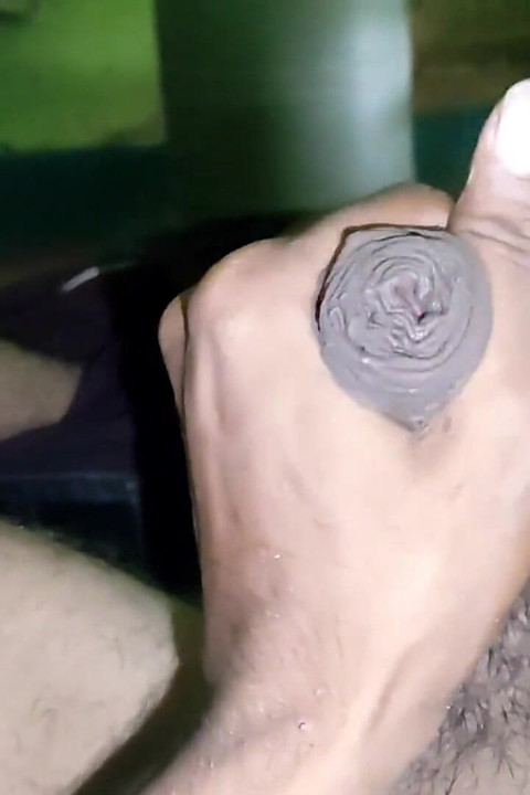 Indian Big Dick Cum Short on Hand