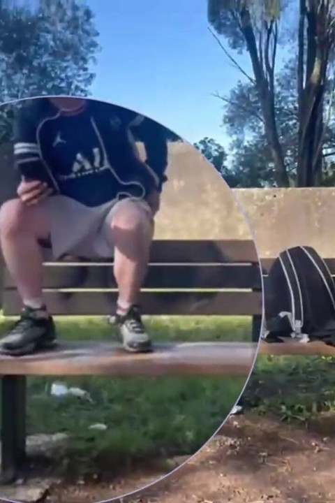 Amateur Boy Lost a Bet and Had to Expose and Touch His Cock in a Park