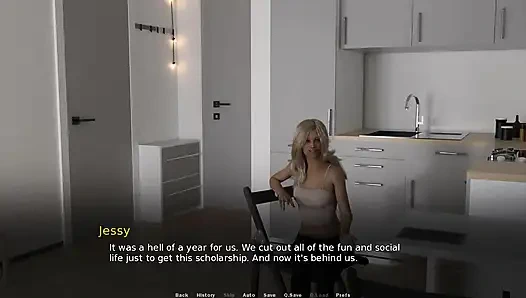 College-gefesselt: sie wird zum ersten mal einen schwanz lutschen - ep. 6