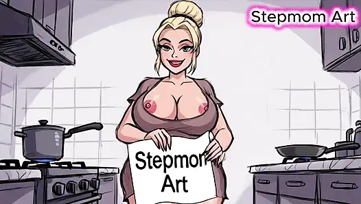 JOI Stepmom Naked, preparing breakfast- Come with me 100% You'll cum - Dirty Talk