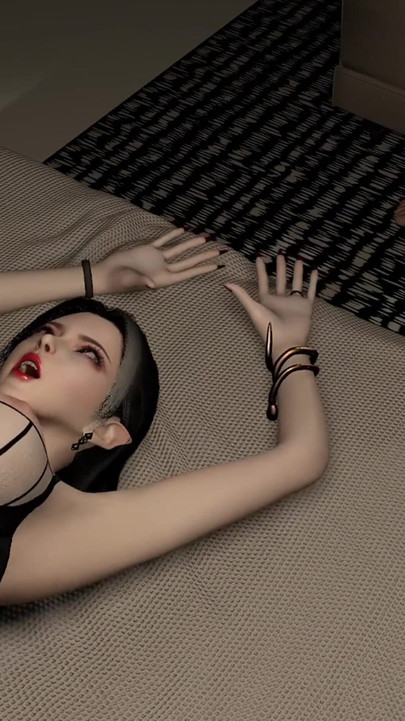 3D Velike Sise Seksi Cosplay Nevjesta Gola, Njena savršena guza je jebana tako žestoko