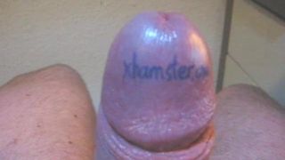 My cock with xhamster-logo