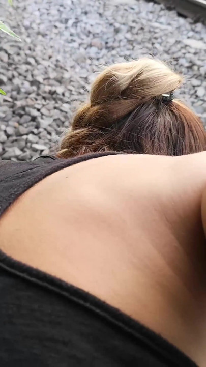 Risky Public Sex Near the Railroad