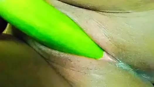 Oiled pussy Fucking a pink tight pussy of a Desi aunty