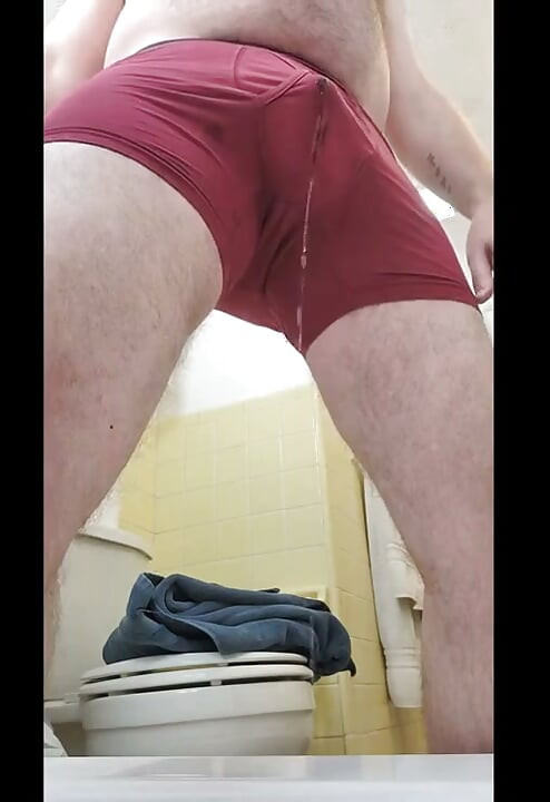 Soaking My Underwear Over a Glass Then Cumming Hard in It