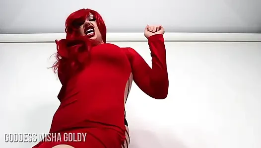 Giantess Kaolinite yalınayak seni aşağılıyor!