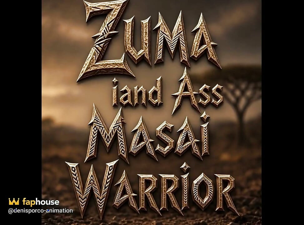 Sâni uriași și fund Zuma pentru masai african de culoare