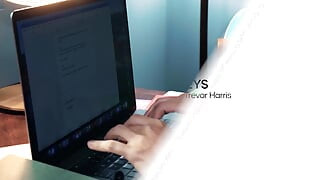 Heteroflexible - Twinks Trevor Harris & Des Irez’s Study Sesh Turns Into Passionate Hard Fuck