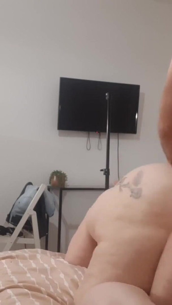 Thrilling moment from "French mature BBW with tattoos and short hair enjoys oral and anal sex"