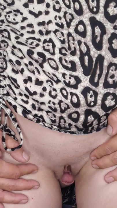 Thrilling moment from "Blonde babe room mate only lets me insert the tip of my penis"