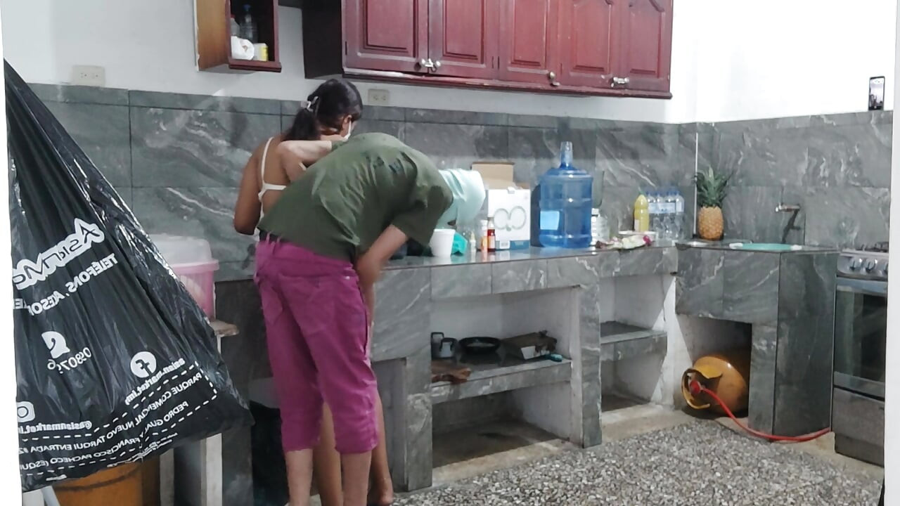 I flirt very hot with the young housewife, she is a newbie with a big ass from Brazil