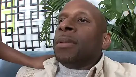 Stunning ebony girl fucked by dark cock