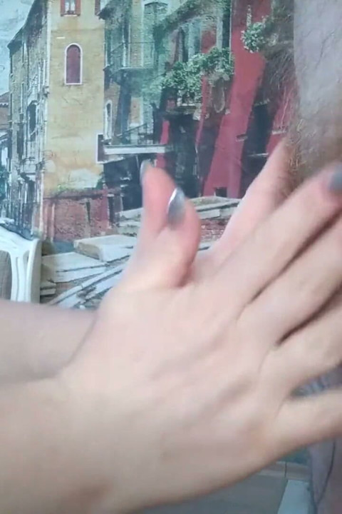 Amateur cock sucking swallows my cock and gets cum in her mouth