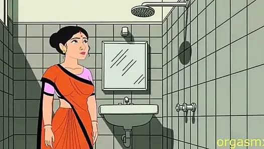 Beautiful Woman on Bathroom - tante seksi