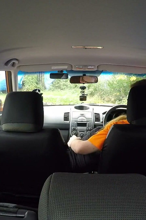 Fake Driving College - Gorgeous Kiki Gives Blowjob in Backseat for Cheaper Driving Lessons