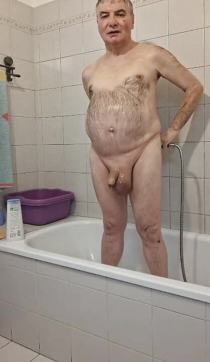 my dick in the shower