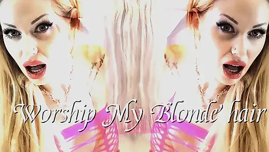My pretty long blonde hair will mindfuck you and drain you!