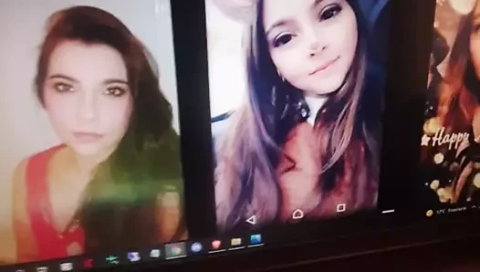 Je me vide sur Sandra et ces copines