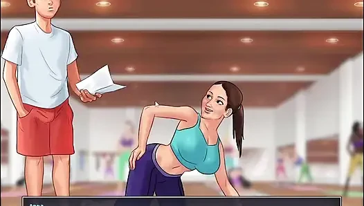 I knead my MILF Stepmom's ass in Yoga in Summertime Saga
