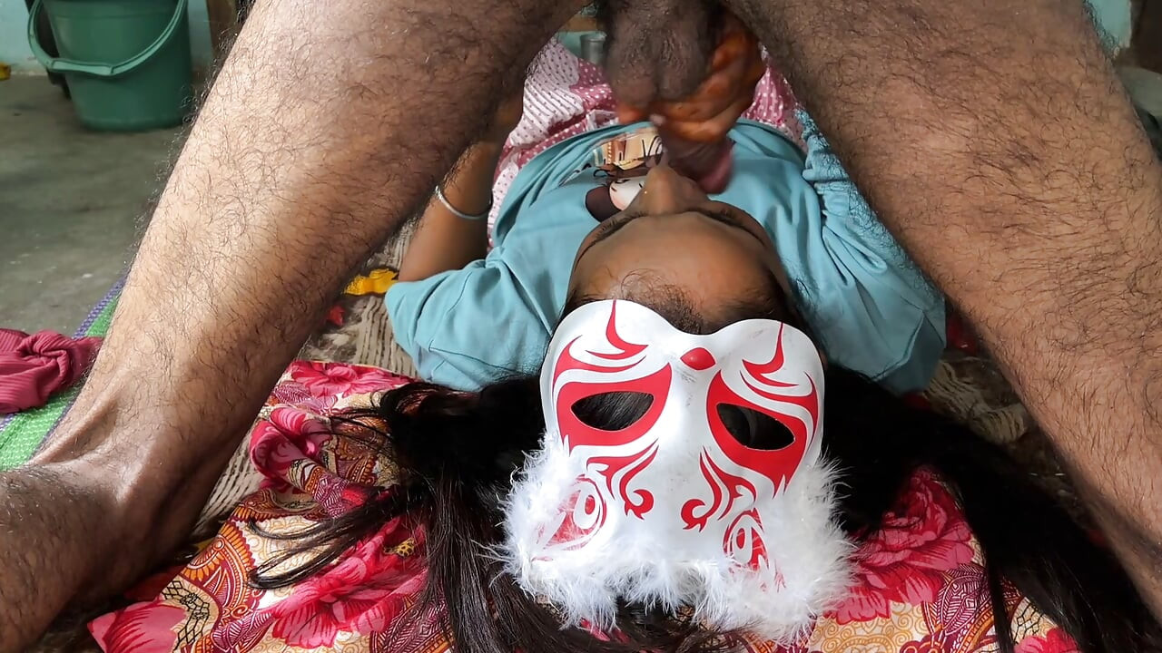 Sister's friend came to meet her sister She was alone in the room, first she sucked her thick cock and then had tight pussy sex Part 2 Hindi audio, xxx, porn, mms