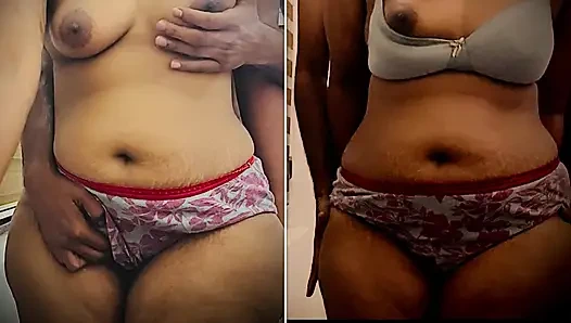 The curvy milf body and ass is showcased to her bull on vc.Big ass horny hotwife teases husbands small dick and in the climax sh