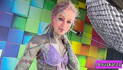 Немецкий латекс за кулисами, немецкий латекс за кулисами, анал