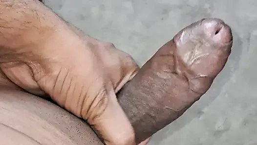 The Young Boy Is Fucking the Delicious Cock with His Hands.