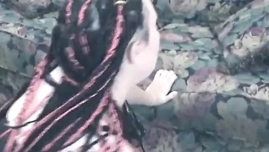 Cewek semok bertato lagi asik ngentot kontol sampai dicrot sperma