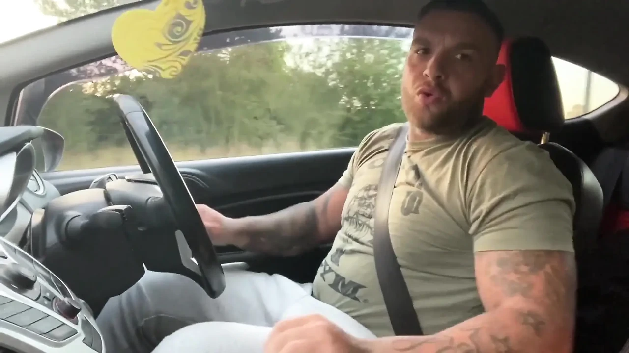 Horny Irish Fat Cock Gets His Dick Out and Cums Publicly