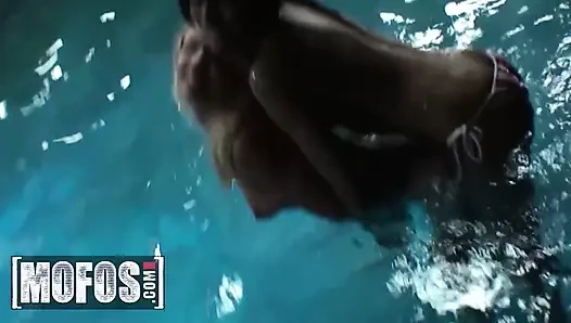 MOFOS - These Hot Pornstars Celebrate Their Independence By Sucking And Fucking All Day And Night At A Pool Party Orgy