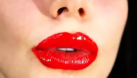 Roter lippenstift zusammenstellung & lippennecken! 50 $ statt des ursprünglichen preises 85 $