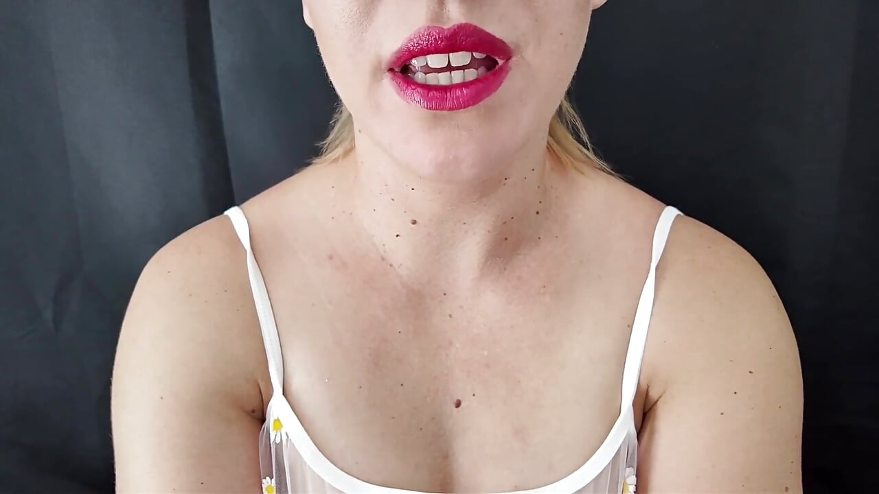 Red Lips Blowjob JOI spust odliczanie od 60