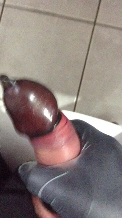 MASTURBATION COCK CONDOM AND WITH BLACK O'RINGS BALLS