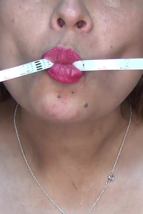 Deepthroat to a Colored Electric Tape...