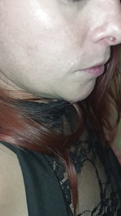 Jade in the bathroom sucks cum on my face