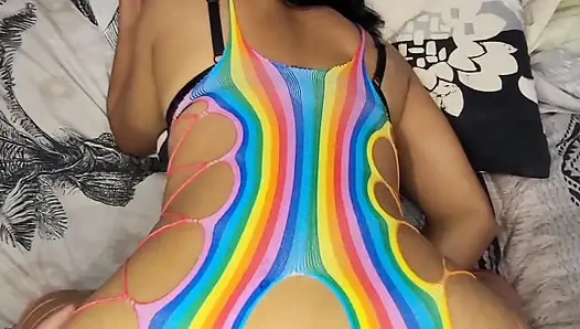 First Anal for this cute asian slut.