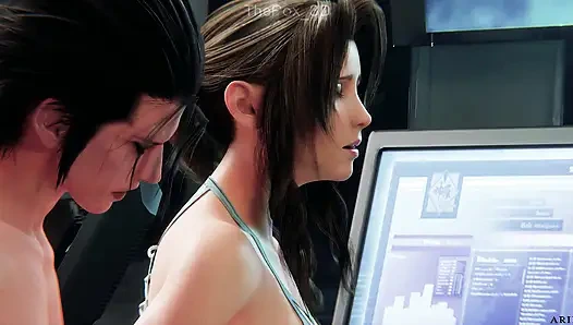 Final Fantasy 7 FF7 - Tifa + Aerith All Work 2026 Bagian 1 WM Penilaian Warna Penuh (Suara) oleh Animasi Penganiayaan Aries Bokep Hentai 3D