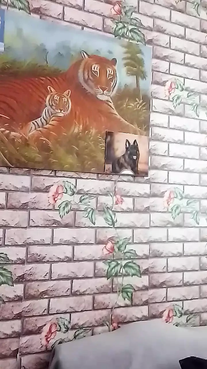 Caminando desnudo y solo en casa
