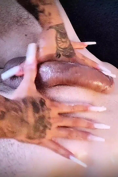 Tight Post-orgasm Handjob From Stepsister, Hot Cumshot