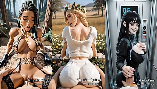 Tantangan untuk tidak muncrat - kompilasi 4k bintang porno yang dihasilkan