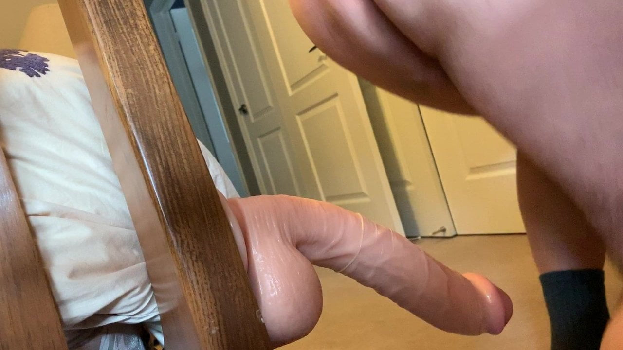 Massive Dildo Solo Assfuck