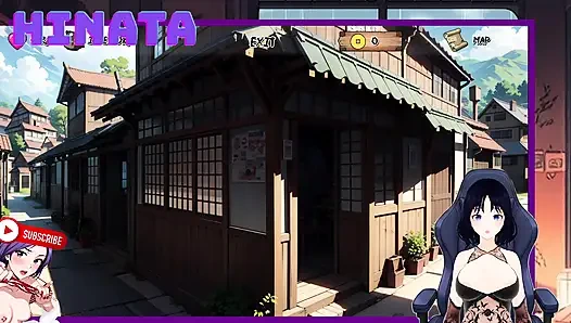 I spy on HINATA while she EXERCISES in the HOSPITAL with a gown and bathrobe, everything is transparent