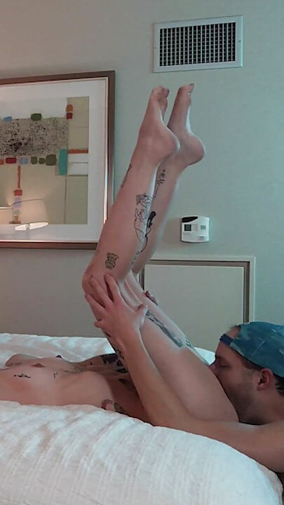 Eating Petite Tatted Teen's Pussy - Compilation 3