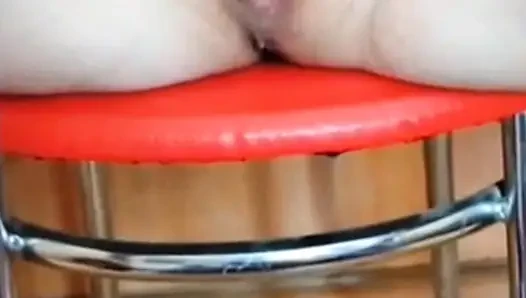 Solo masturbation with mature petite wife
