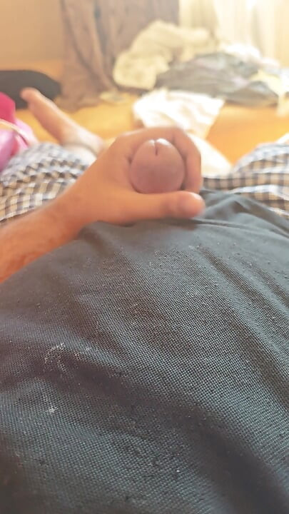 POV solo guy masturbating and torture himself till cum